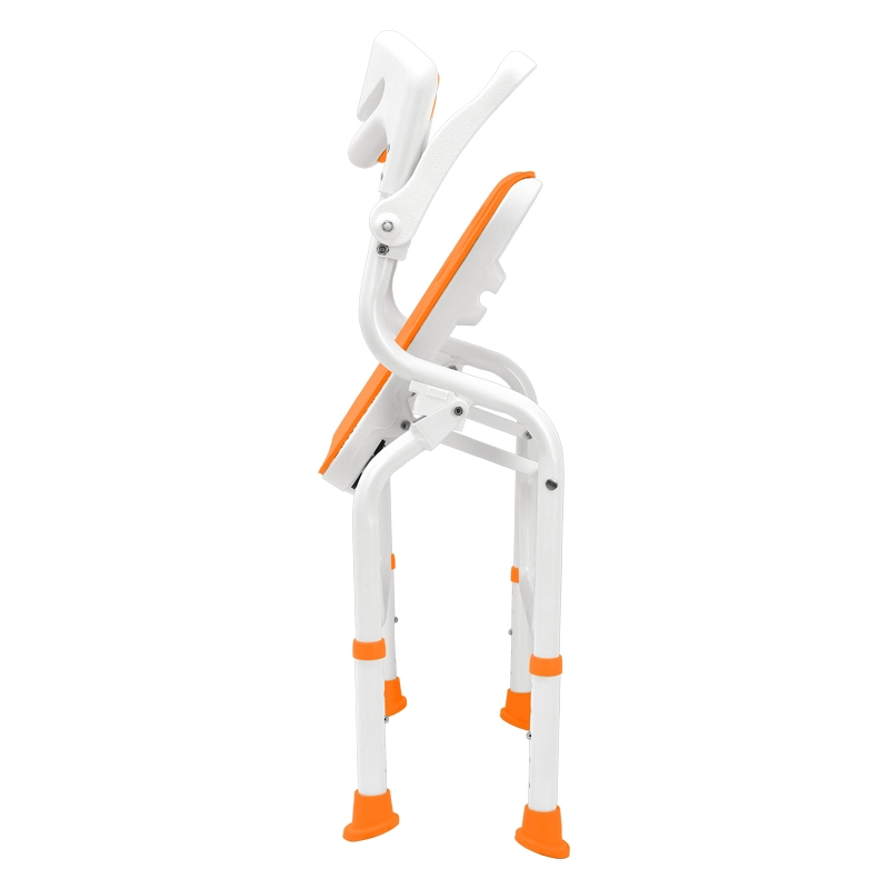 Silla de ducha ajustable de altura