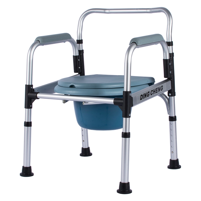 Disabled Aluminum Commode Wheelchair