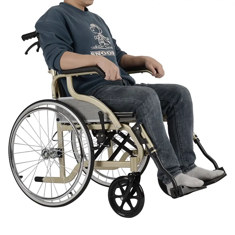 Silla de ruedas manual portátil